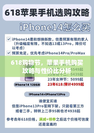 618购物节，苹果手机购买攻略与性价比分析