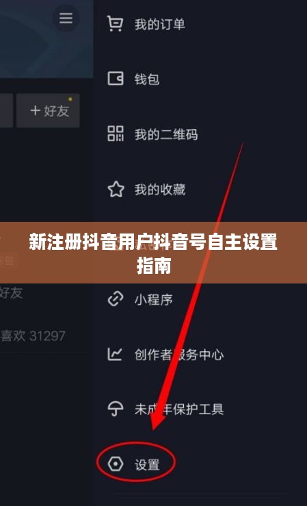 新注册抖音用户抖音号自主设置指南  第1张