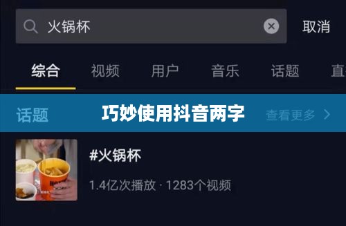 抖音简介关键词运用技巧，如何巧妙使用抖音两字？  第1张