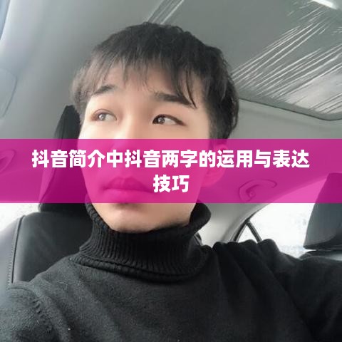 抖音简介中抖音两字的运用与表达技巧  第1张
