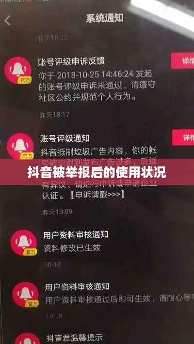 抖音被举报后的使用状况探讨，是否影响正常使用？