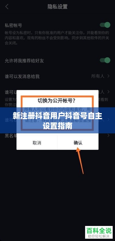 新注册抖音用户抖音号自主设置指南