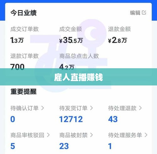 抖音直播雇佣模式的盈利可能性探究，雇人直播赚钱是否可行？