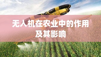 无人机在农业中的作用及其影响