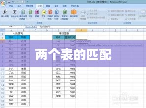 Excel中如何使用VLOOKUP函数进行两个表的匹配