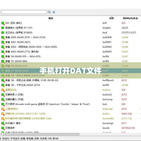手机打开DAT文件的最佳软件选择