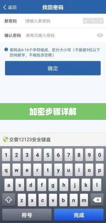 交管12123平台加密方法与步骤详解