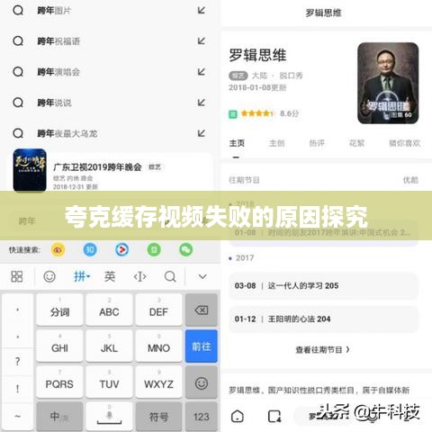夸克缓存视频失败的原因探究