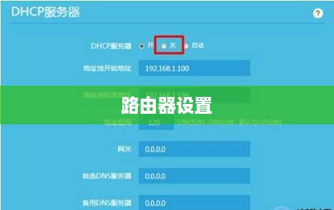 DHCP在路由器设置中的含义及应用