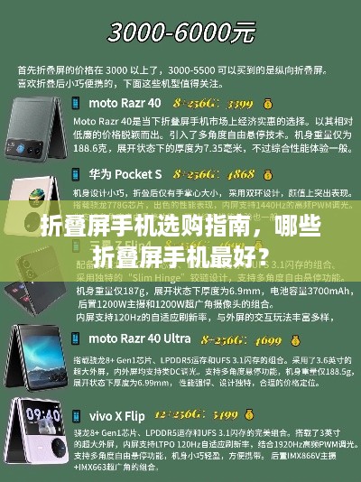 折叠屏手机选购指南，哪些折叠屏手机最好？