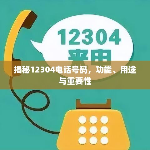 揭秘12304电话号码，功能、用途与重要性  第1张