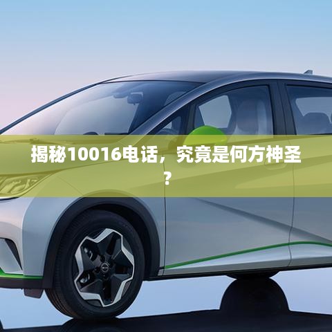 揭秘10016电话，究竟是何方神圣？  第1张