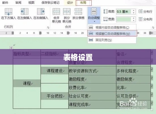 深入了解表格设置，如何知道表格有哪些功能及操作