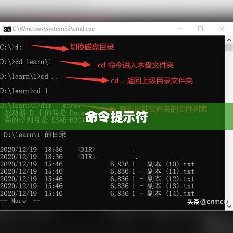 命令提示符下的输入操作指南
