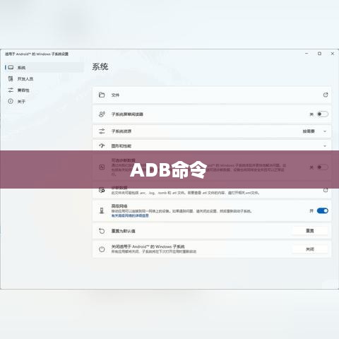 如何运行ADB命令及手机所需模式详解