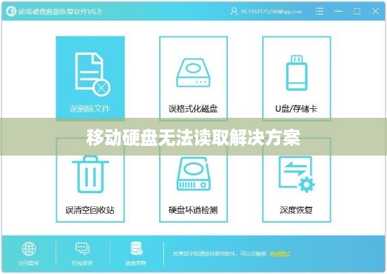 移动硬盘无法读取时的解决方案及数据恢复方法