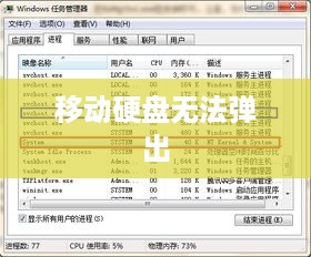 移动硬盘无法弹出怎么办？解决方法与故障排除