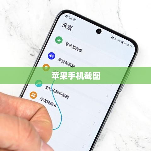 苹果手机截图的四种方法详解
