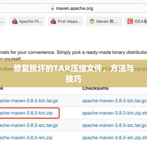 修复损坏的TAR压缩文件，方法与技巧