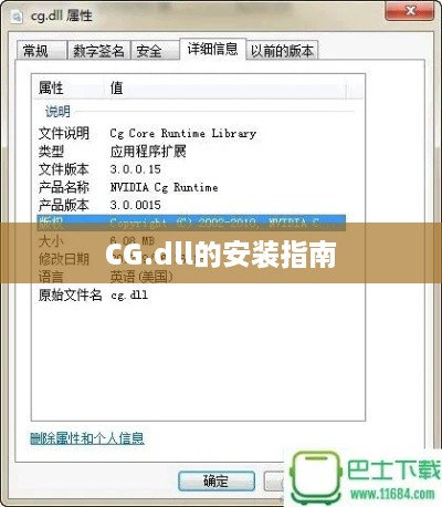 CG.dll的安装指南