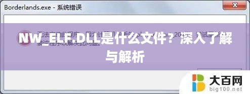 NW_ELF.DLL是什么文件？深入了解与解析  第1张