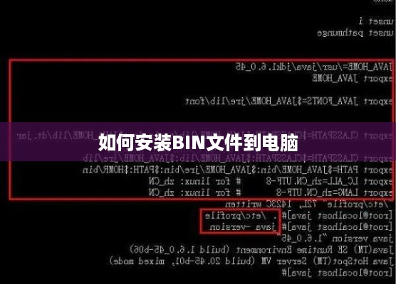如何安装BIN文件到电脑