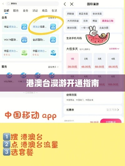 中国移动港澳台漫游开通指南