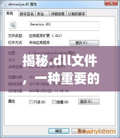 揭秘.dll文件，一种重要的动态链接库格式