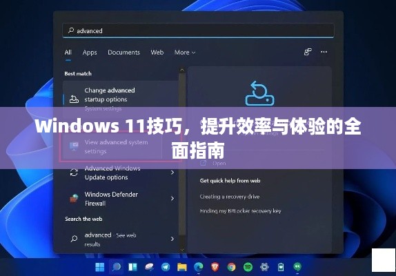 Windows 11技巧，提升效率与体验的全面指南