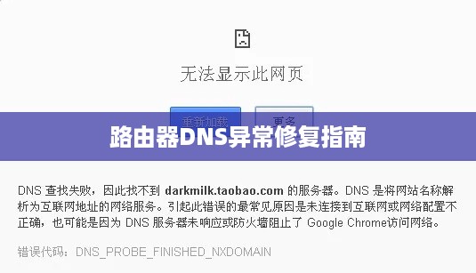 路由器DNS异常修复指南  第1张