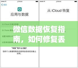 微信数据恢复指南，如何修复丢失的微信数据
