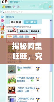 揭秘阿里旺旺，究竟是何物？