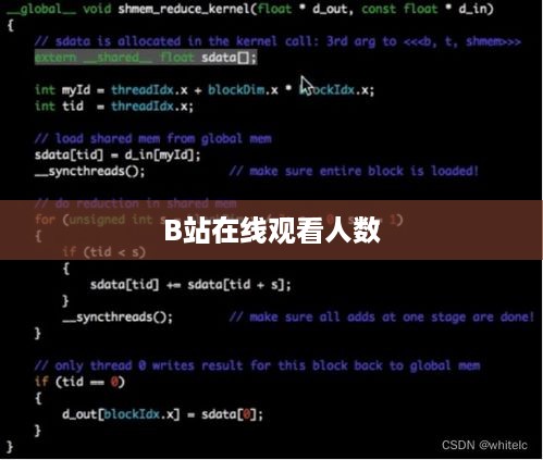 如何在B站查看在线观看人数