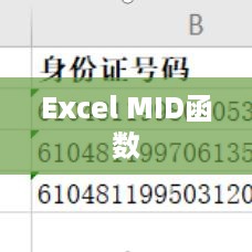 Excel中的MID函数使用方法详解