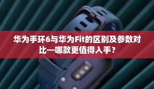 华为手环6与华为Fit的区别及参数对比—哪款更值得入手？