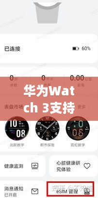 华为Watch 3支持联通esim一号双终端业务及esim卡功能探究