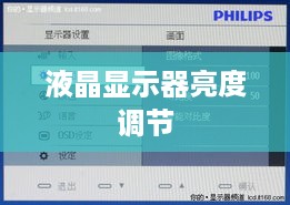 液晶显示器亮度调节方法与技巧