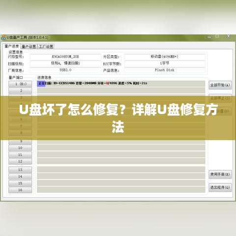 U盘坏了怎么修复？详解U盘修复方法