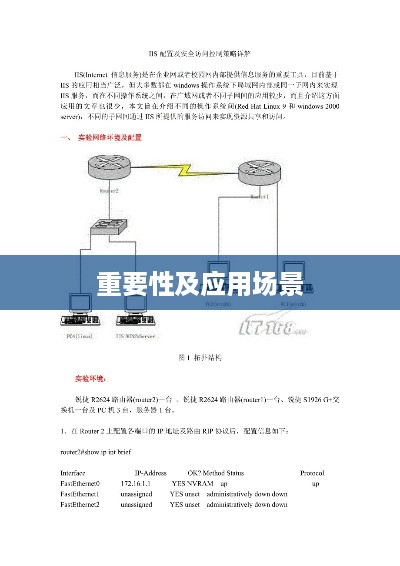 IIS配置的重要性及其应用场景