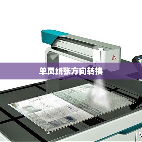 单页纸张纵向转横向的实用指南  第1张