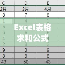 Excel表格求和公式，掌握核心技巧，提升数据处理效率
