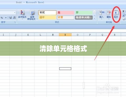 如何清除单元格格式，Excel操作技巧详解  第1张