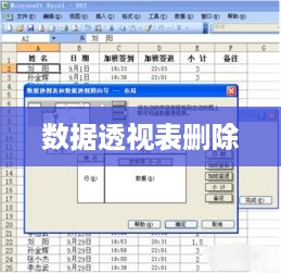 如何删除数据透视表，详细步骤与注意事项  第1张