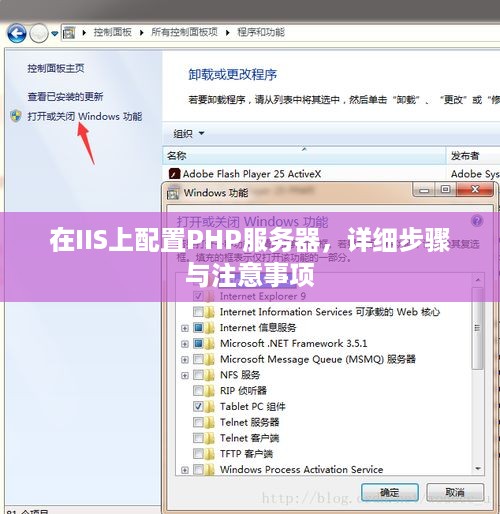 在IIS上配置PHP服务器，详细步骤与注意事项