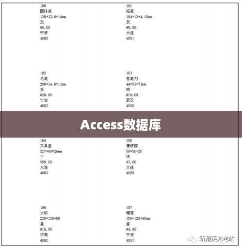 Access数据库中的不同对象及其功能