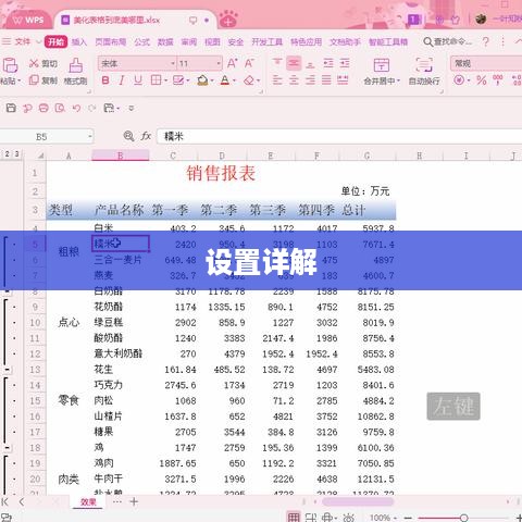 Excel单元格底纹设置详解