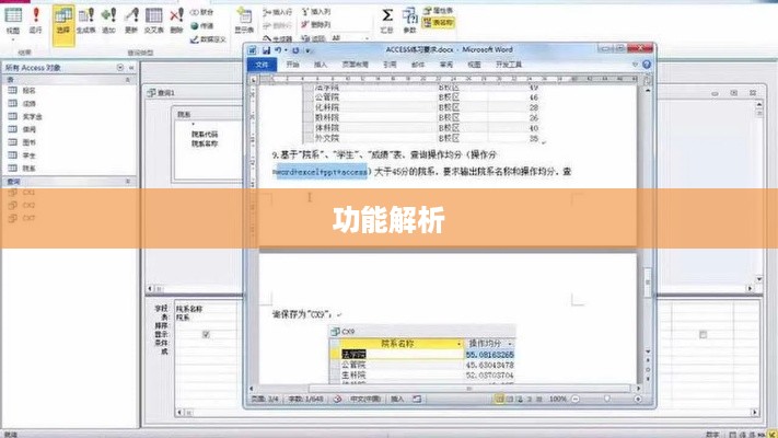 Access支持的查询类型及其功能解析