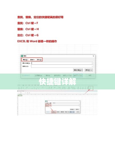 Word文档查找替换快捷键详解