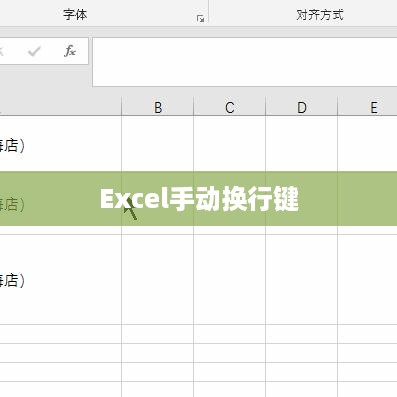 Excel手动换行键操作指南  第1张