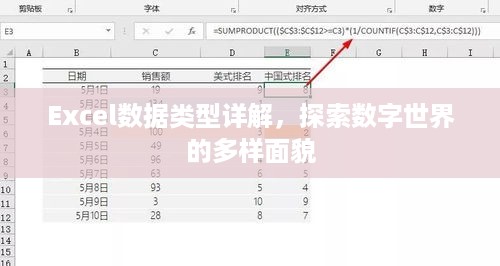 Excel数据类型详解，探索数字世界的多样面貌  第1张